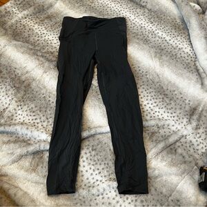 lululemon Charcoal Grey Perforated Leggings